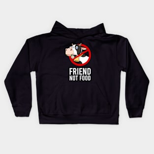 Friend not food Kids Hoodie